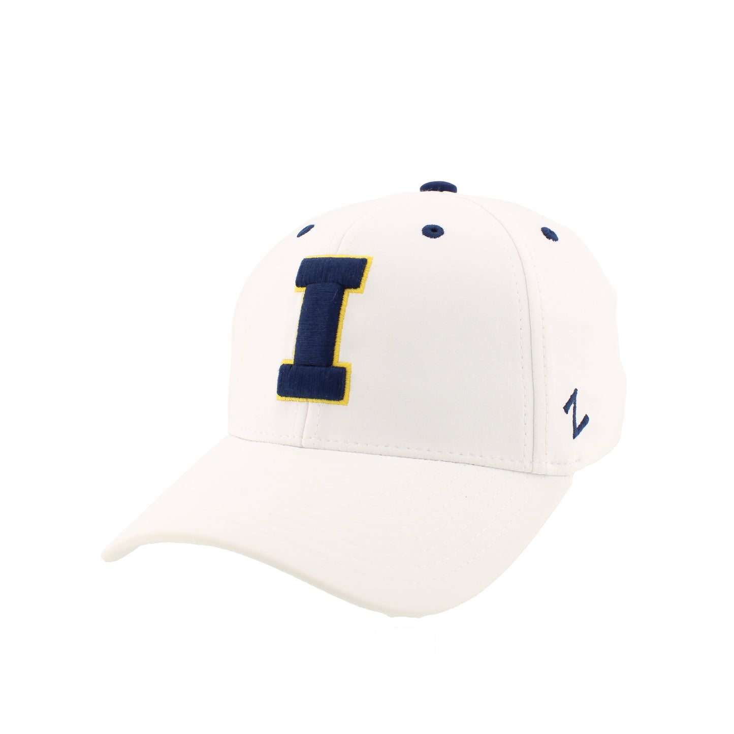Zephyr White Fitted Hat