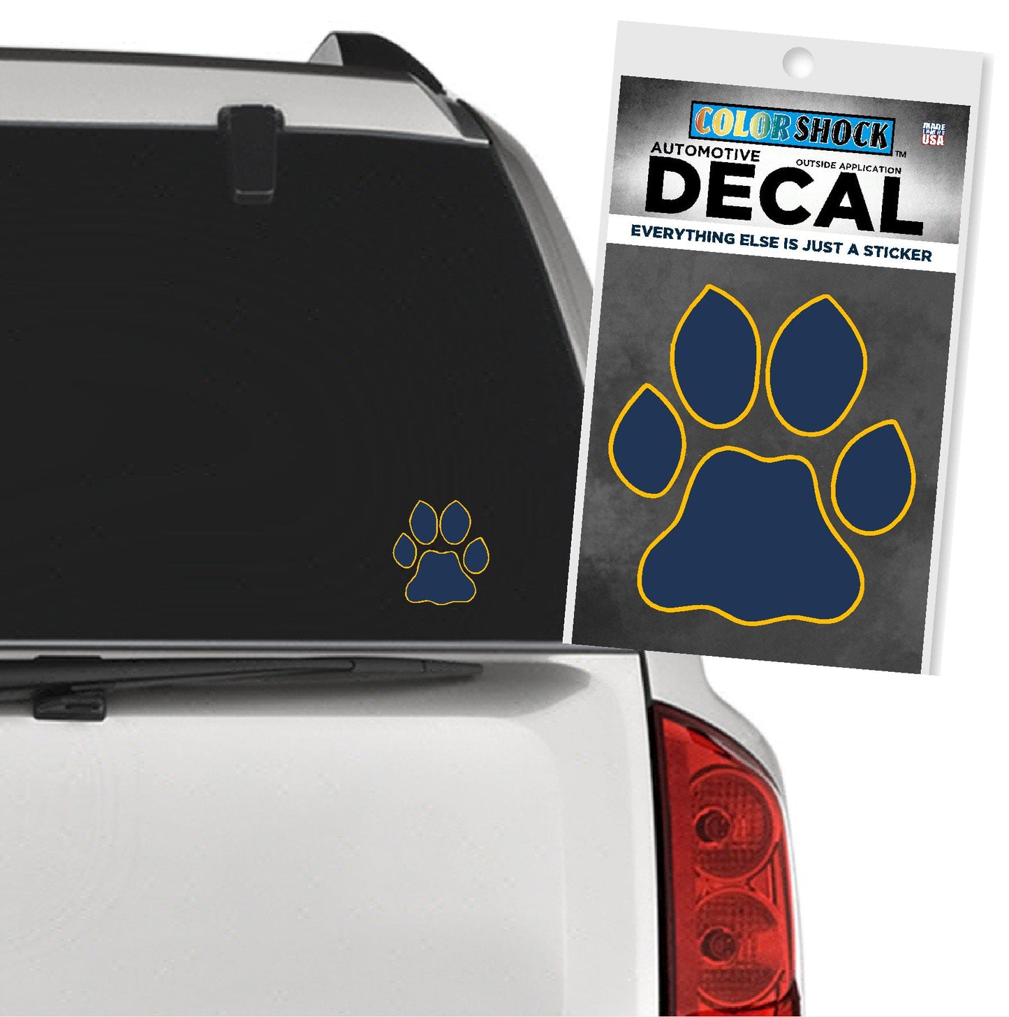 CDI Navy Paw Decal