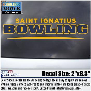 Saint Ignatius Bowling Decal