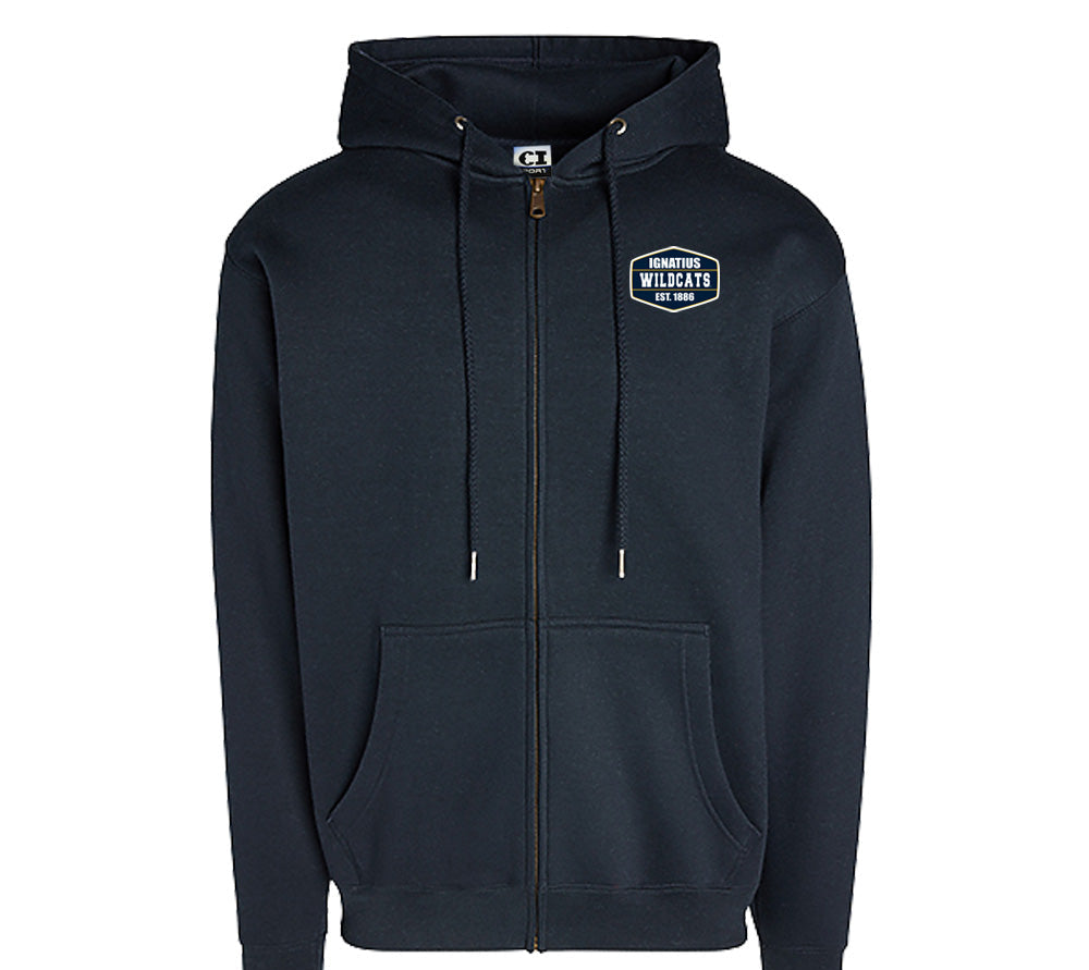 CI Sport Navy Full Zip Hoodie