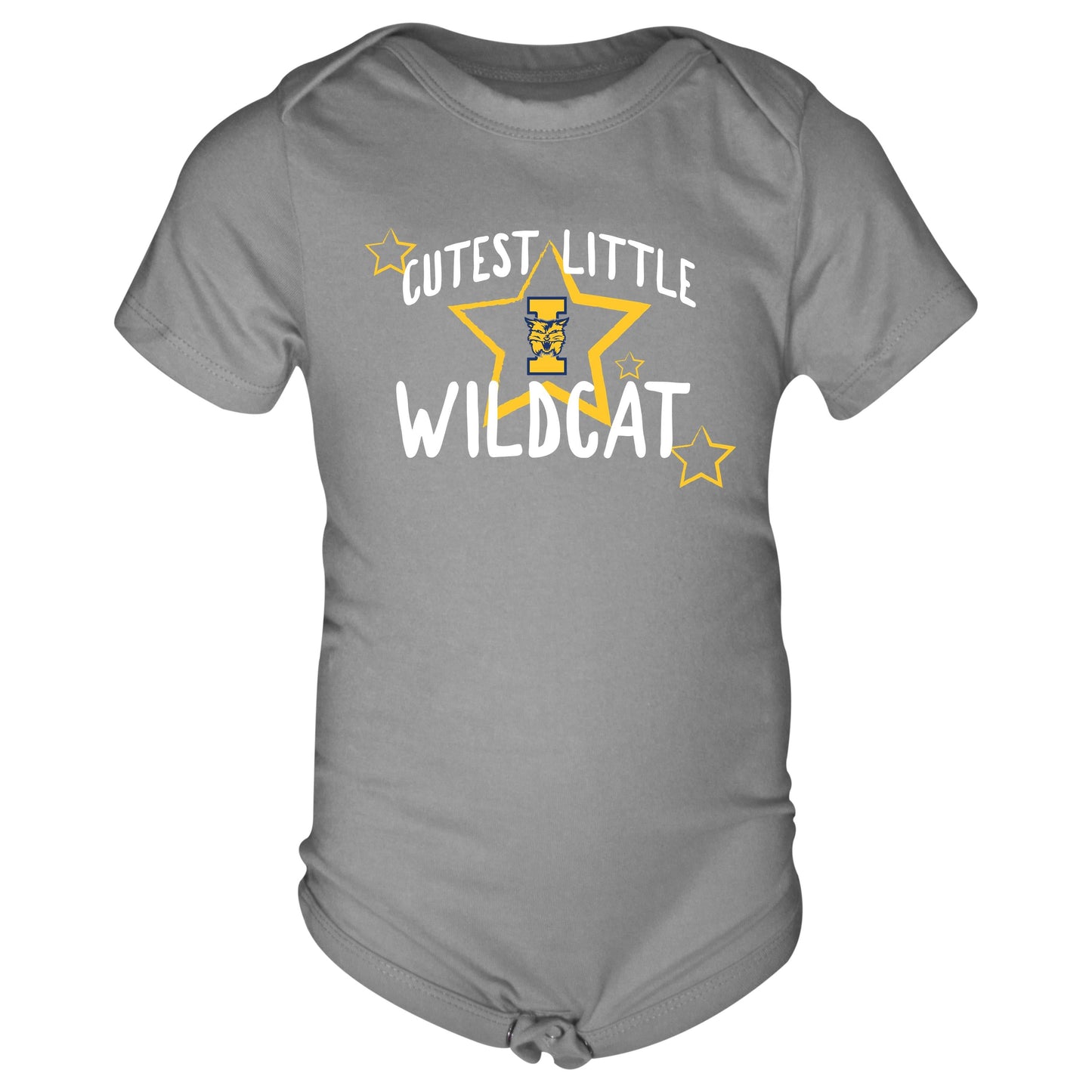 Garb Grey "Cutest Little Wildcat" Onesie