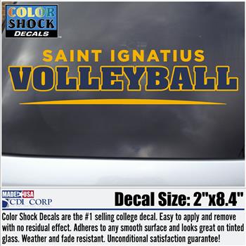 Saint Ignatius Volleyball Decal
