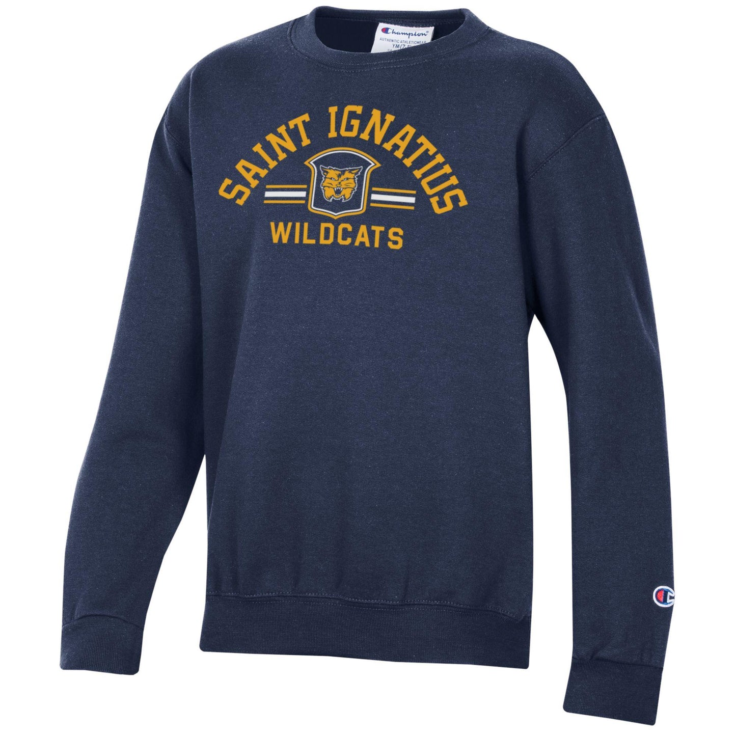 Champion Navy Youth Crewneck