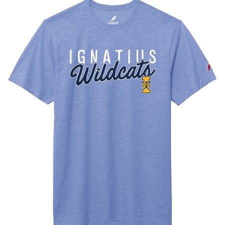 League Power Blue Tee