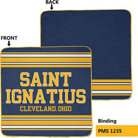 League Navy/Gold "Daniel" Blanket