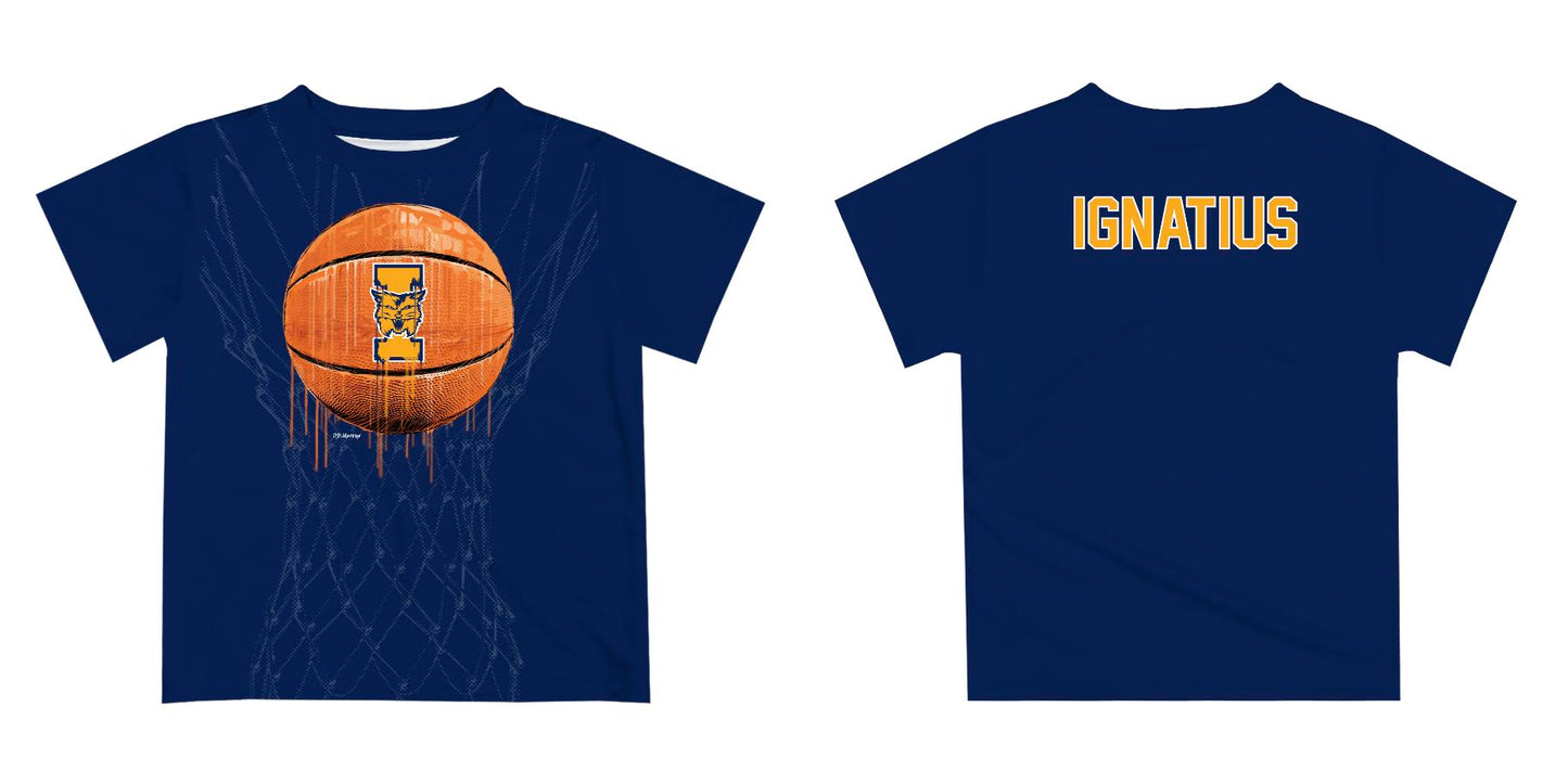 Viva La Fete Infant Basketball Drip Tee