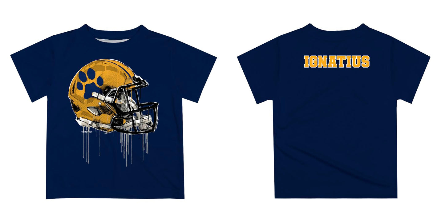 Viva La Fete Infant Football Drip Tee