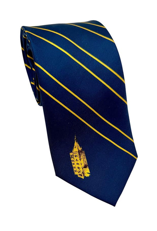 6-Bridges Striped Tower Tie