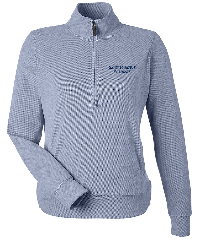 J. America Women's Navy Element Quarter Zip
