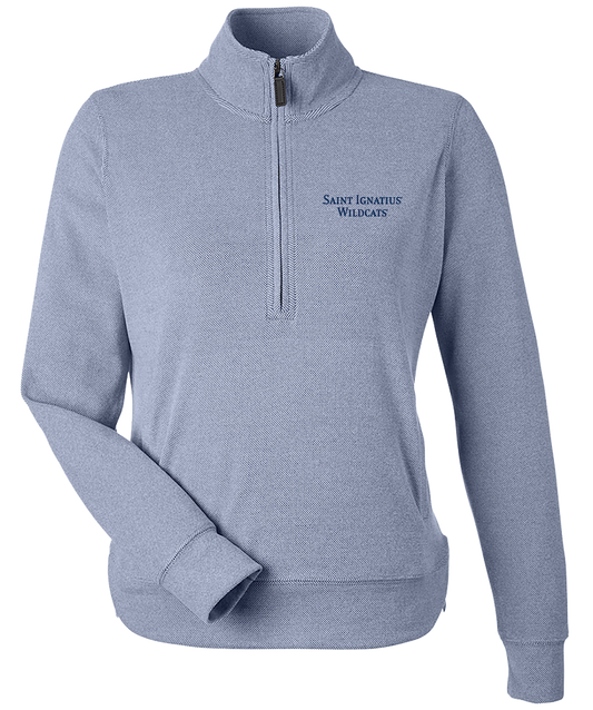 J. America Women's Navy Element Quarter Zip