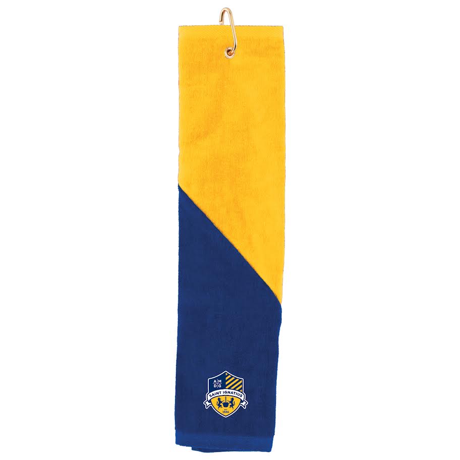 Spirit Navy/Gold Golf Towel