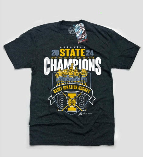 2024 Saint Ignatius Hockey State Champ Tee