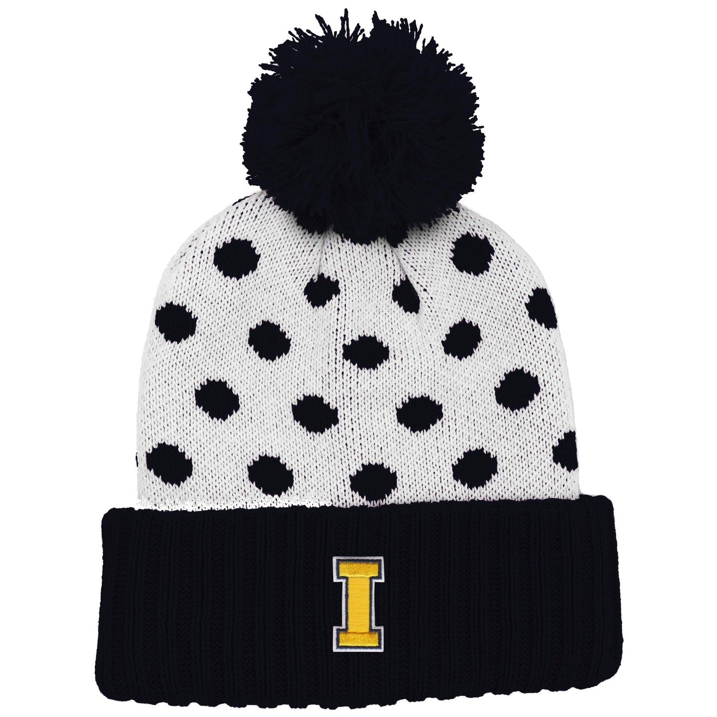 LogoFit Navy/White Polka Dot Hat