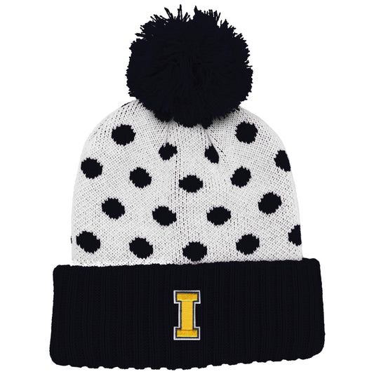 LogoFit Navy/White Polka Dot Hat