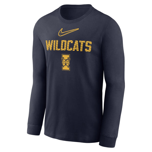 Nike Navy Dri-Fit Long Sleeve