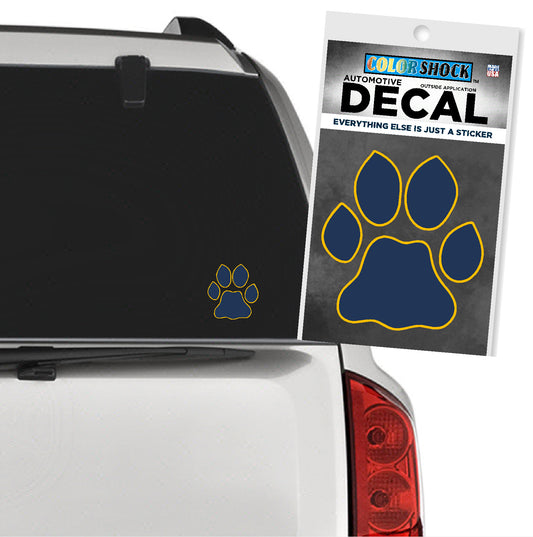 CDI Navy Paw Decal