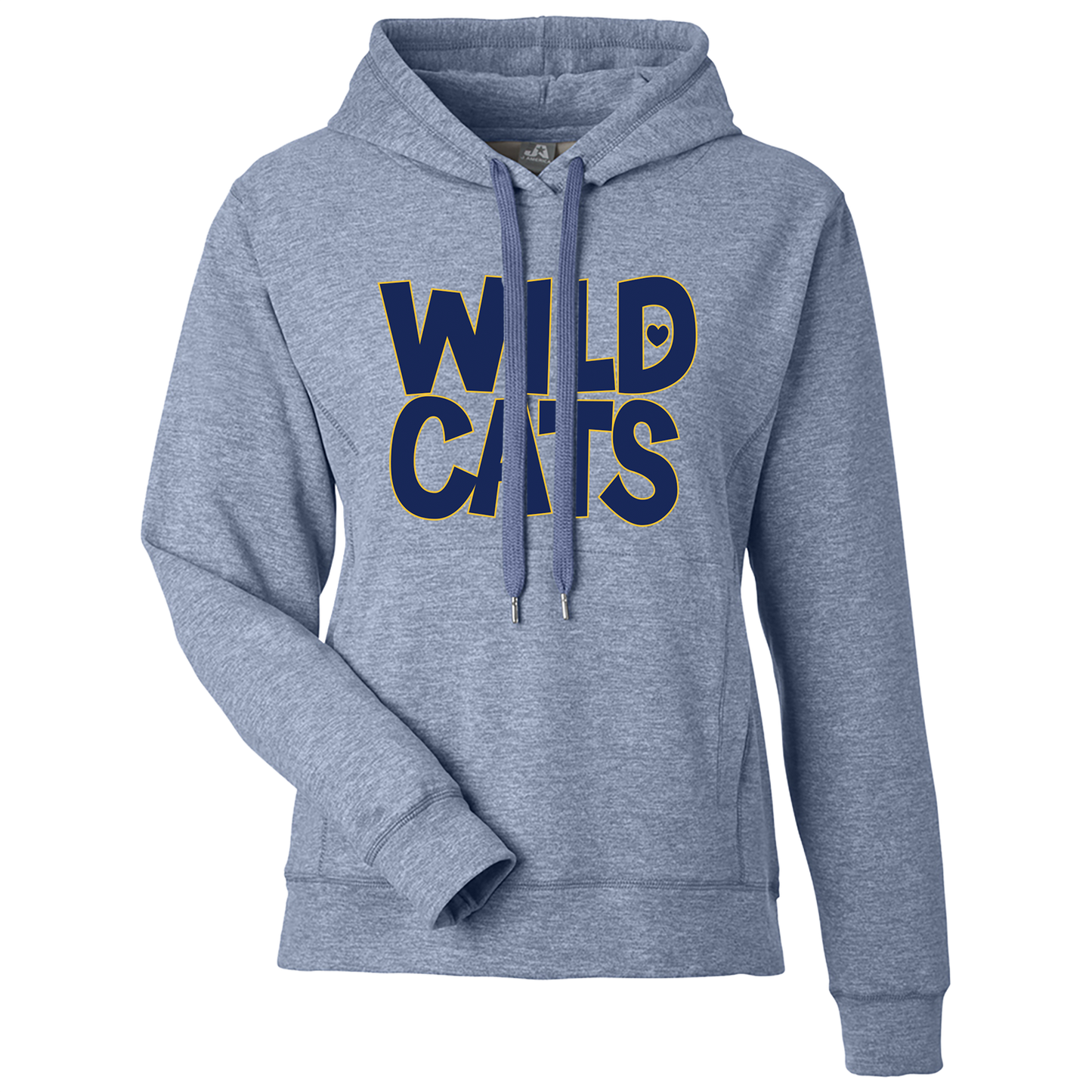 J. America Women's Navy Electric Fleece Hoodie