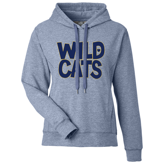 J. America Women's Navy Electric Fleece Hoodie