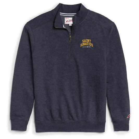 League Navy Fleece Alumni Quarter Zip