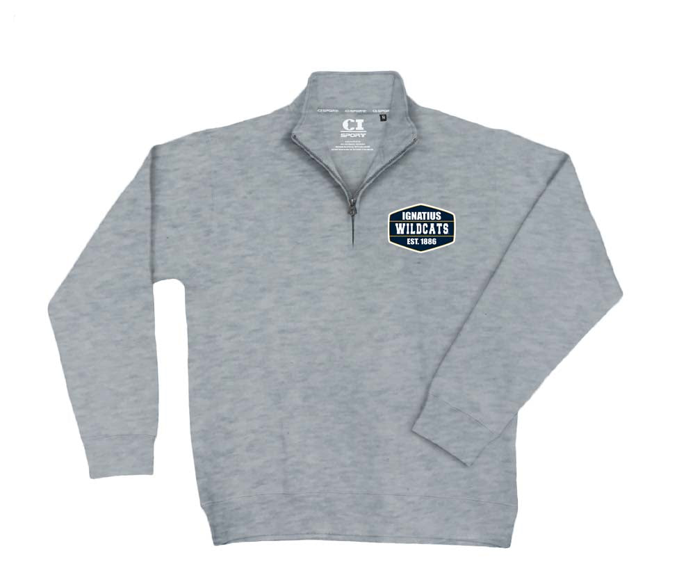 CI Sport Heather Grey Quarter Zip