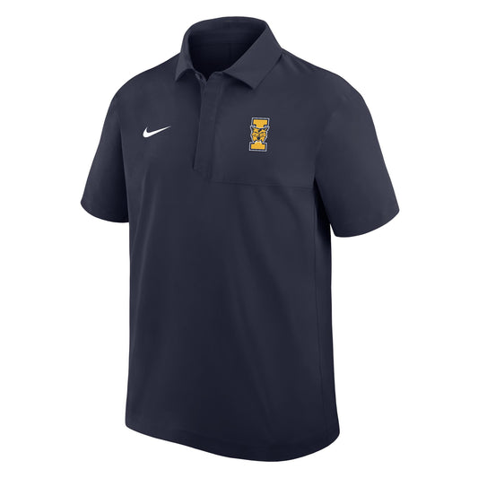 Nike Navy Woven Polo