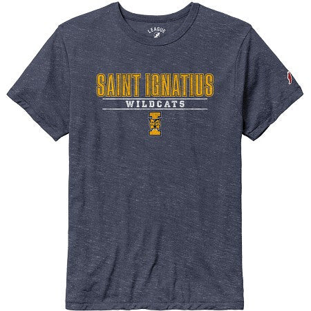 League Navy Short Sleeve Tee